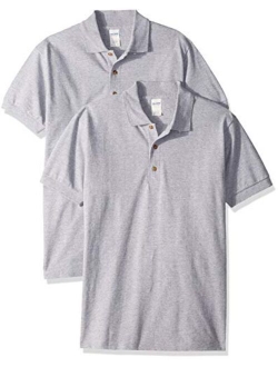Men's Ultra Cotton Pique Sport Shirt, Style G3800, 2-Pack