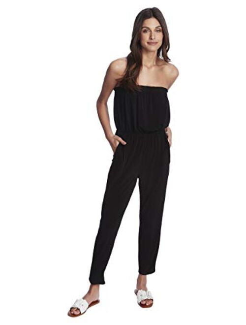 1.STATE Strapless Knit Jumpsuit