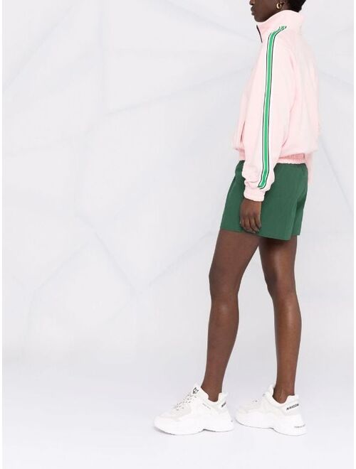 MSGM embroidered logo side stripe jacket