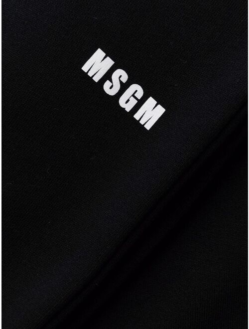 MSGM logo detail jersey sweatpants
