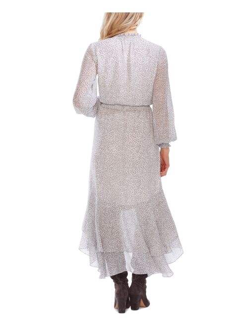1.STATE X Jaime Shrayber Printed High-Low Dress