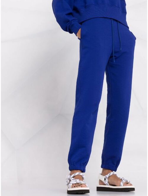 MSGM logo-embroidered cotton track pants