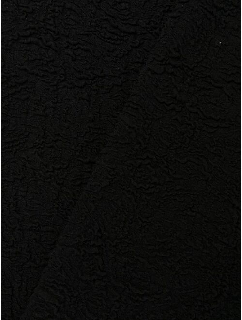 MSGM textured flared trousers