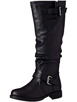 Womens Regular and Wide-Calf Knee-High Riding Boot