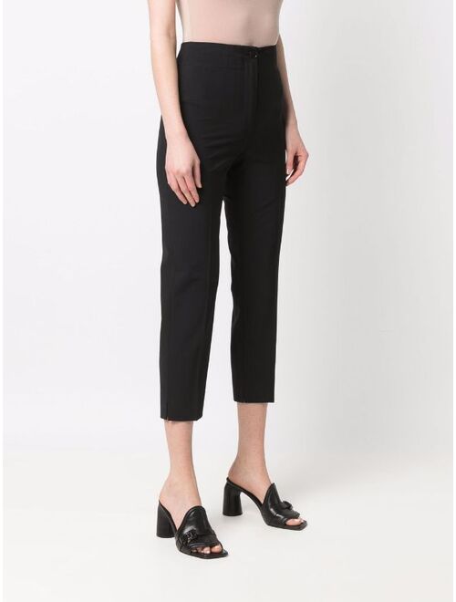 MSGM high-waisted straight-leg trousers