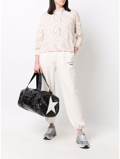 MSGM slogan-print track pants