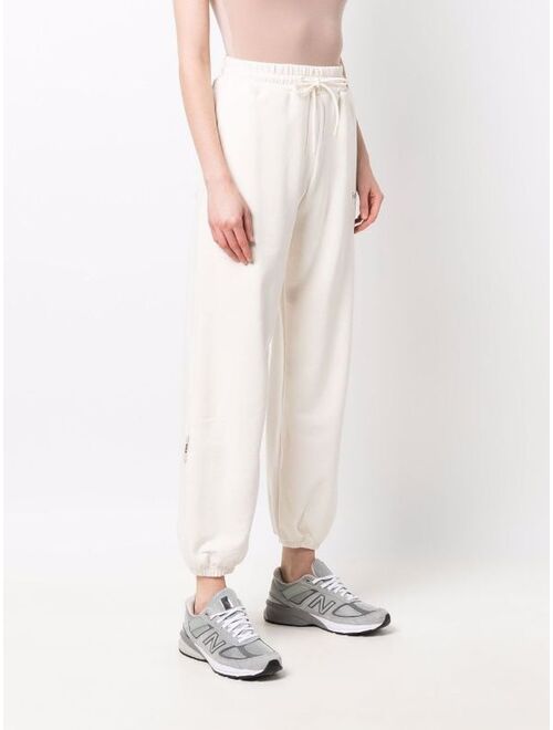 MSGM slogan-print track pants