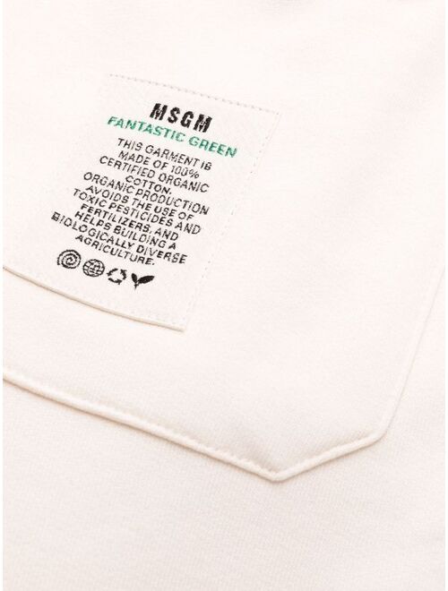 MSGM slogan-print track pants