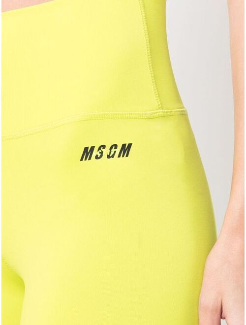 MSGM logo-print leggings