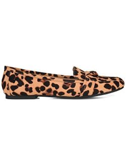 Womens Knot Accent Flat Loafer