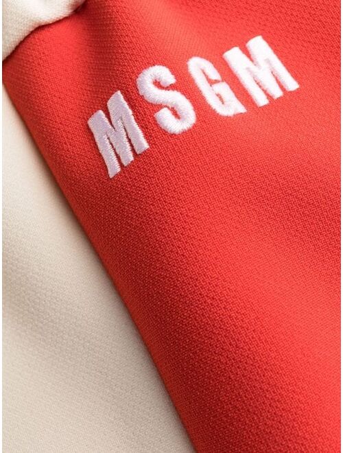 MSGM colour-block track pants