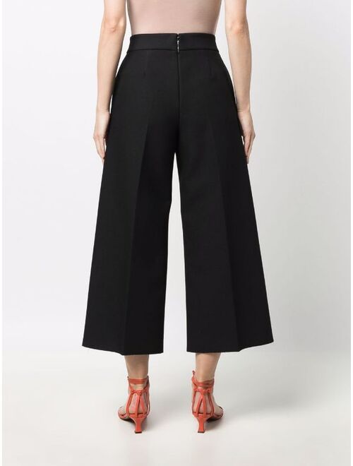 MSGM tailored cropped trousers