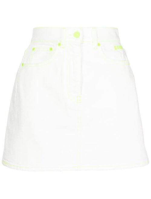 MSGM fitted denim skirt