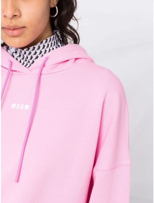 MSGM logo-print hoodie