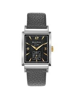 Men's vintage Frank Sinatra My Way Leather Strap Watch
