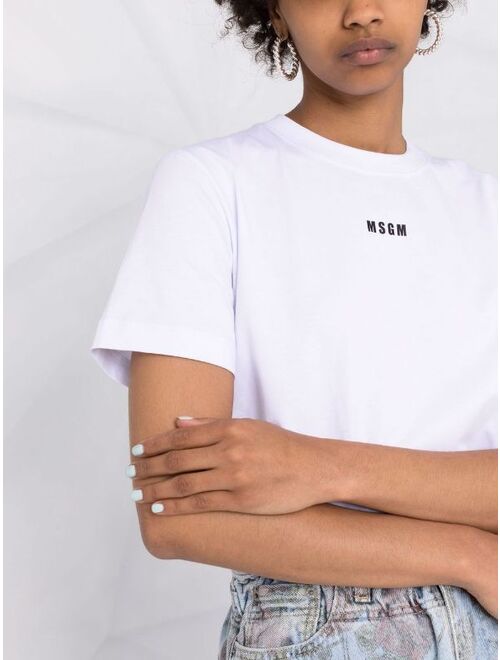 MSGM logo-print short-sleeved T-shirt