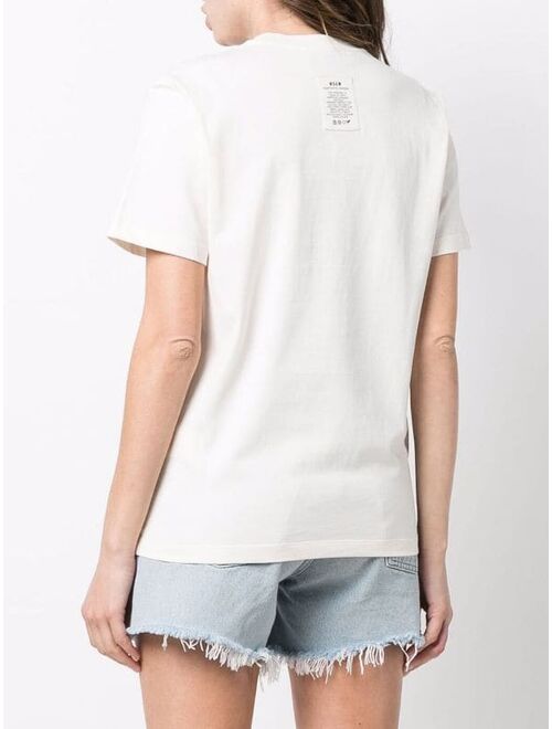 MSGM fantastic green-print T-shirt