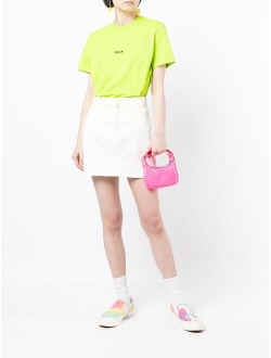 logo-print fitted T-shirt