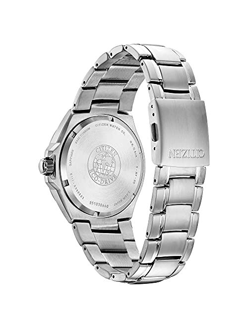 Citizen Eco-Drive Paradigm Quartz Men's Watch, Super Titanium, Modern, Silver-Tone (Model: BM7431-51E)