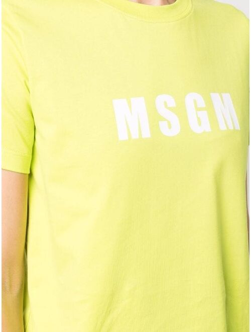 MSGM logo print short-sleeve T-shirt