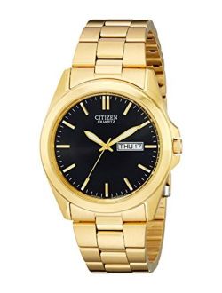 Quartz Mens Watch, Stainless Steel, Classic, Gold-Tone (Model: BF0582-51F)