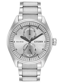 Men's 'Dress' Quartz Stainless Steel Casual Watch, Color:Silver-Toned (Model: BU3010-51H)