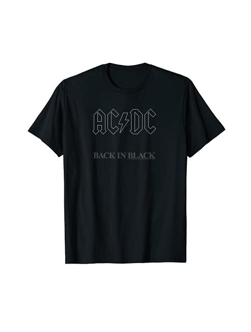 AC/DC - Back in Black Album Artwork T-Shirt