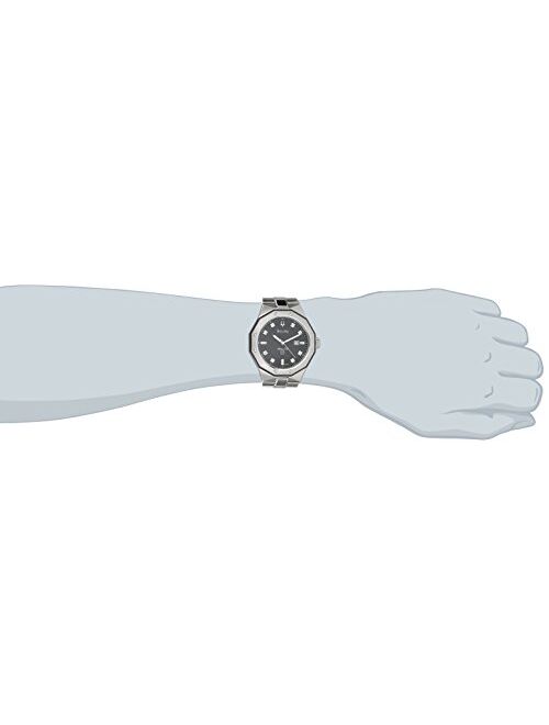 Bulova Classic Quartz Mens Watch, Stainless Steel Diamond , Two-Tone (Model: 98D103)