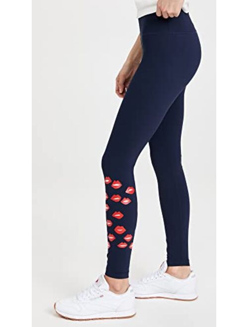 Tory Sport Women's Placed Lips Graphic Leggings