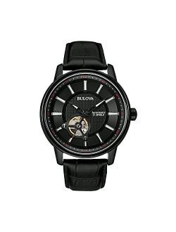 Men's Classic Automatic Leather Strap Watch