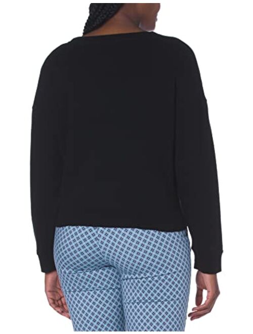 Splendid Women's Long Sleeve Crewneck Pullover Sweater