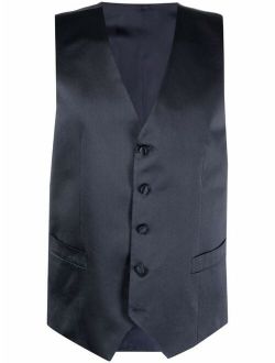 tailored button-up waistcoat