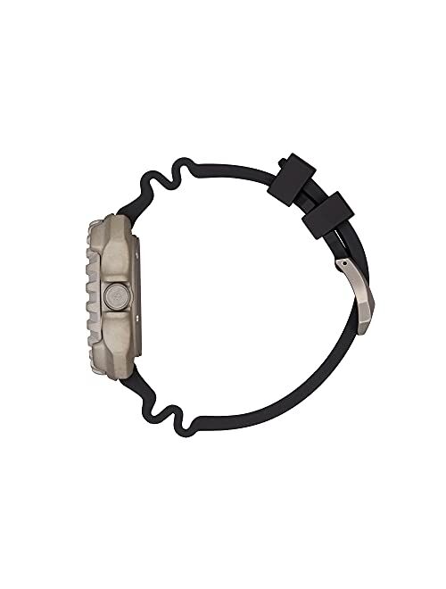 Citizen Men's Promaster Sea Dive Super Titanium Eco-Drive Sport Watch with Polyurethane Strap, Black, 14.3 (Model: BN0220-16E)