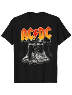 Official Unisex Graphic T-Shirt Hells Bells, Black Band Tee