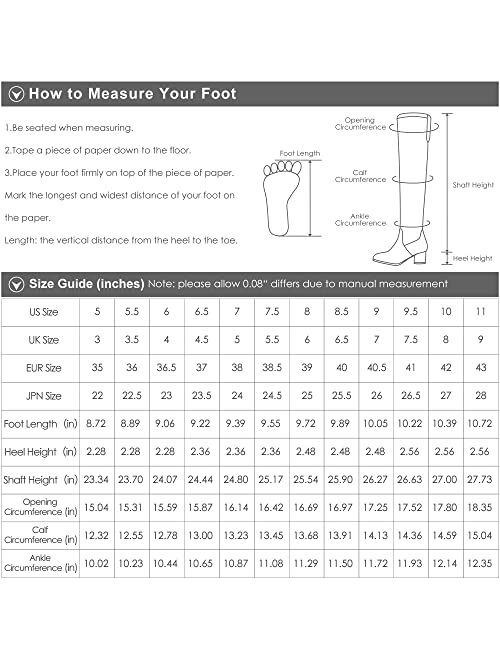 DREAM PAIRS Women's Over The Knee Thigh High Chunky Heel Boots Long Stretch Sexy Fall Boots