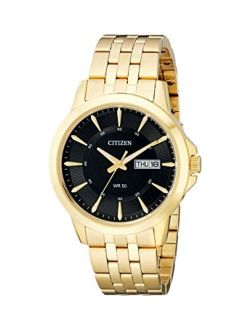 Quartz Mens Watch, Stainless Steel, Classic, Gold-Tone (Model: BF2013-56E)
