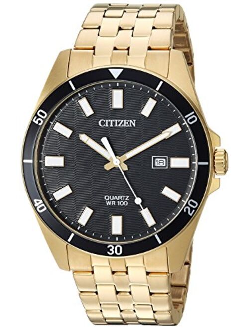 Citizen Quartz Mens Watch, Stainless Steel, Classic, Two-Tone (Model: BI5052-59E)