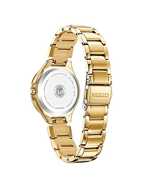 Citizen Women's Classic gold Tone Silhouette Crystal Stainless Watch
