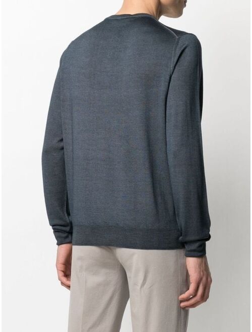 Canali crew-neck knit jumper