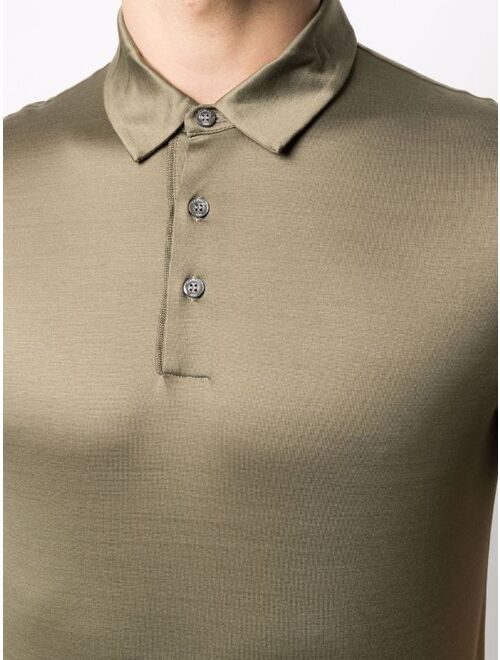 Canali round neck cotton T-shirt
