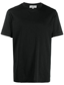 layered short sleeves T-shirt