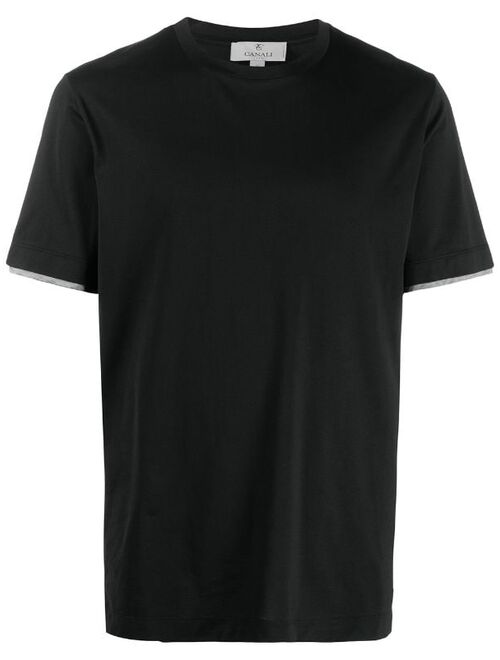 Canali layered short sleeves T-shirt
