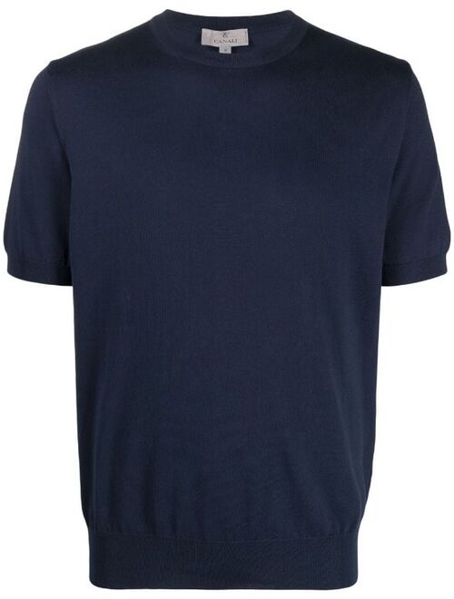 Canali short-sleeved cotton T-shirt