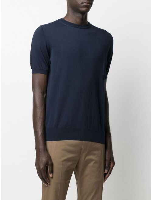 Canali short-sleeved cotton T-shirt