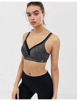 Dorina Outrun high impact push-up sports bra in gray