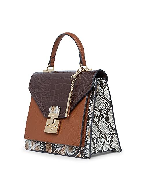 ALDO Women's Clairlea Animal Print Top Handle Handbag