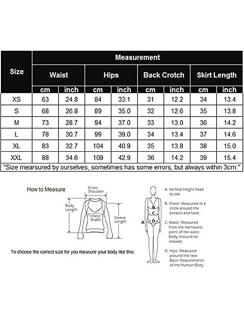 Ekouaer Women's Active Athletic Skort Performance Sports Golf Tennis Skirt Running Workout Skort with Pockets