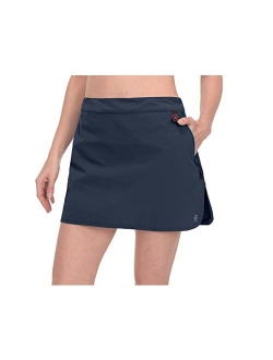 Little Donkey Andy Women's Athletic Skort Build-in Shorts with Pockets UPF 50+ Golf Tennis Sports Casual Skirt