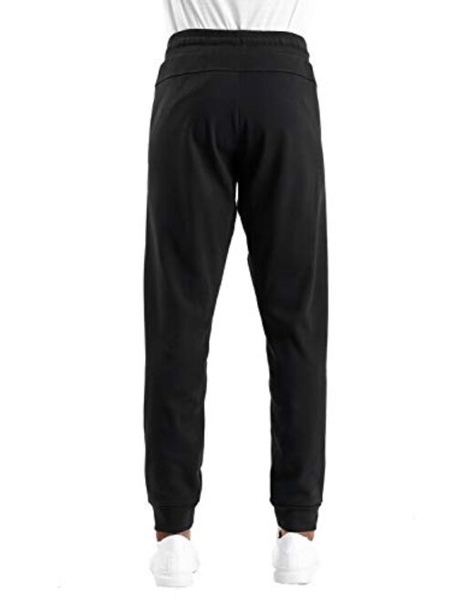 THE GYM PEOPLE Men's Fleece Joggers Pants with Deep Pockets Athletic Loose-fit Sweatpants for Workout, Running, Training