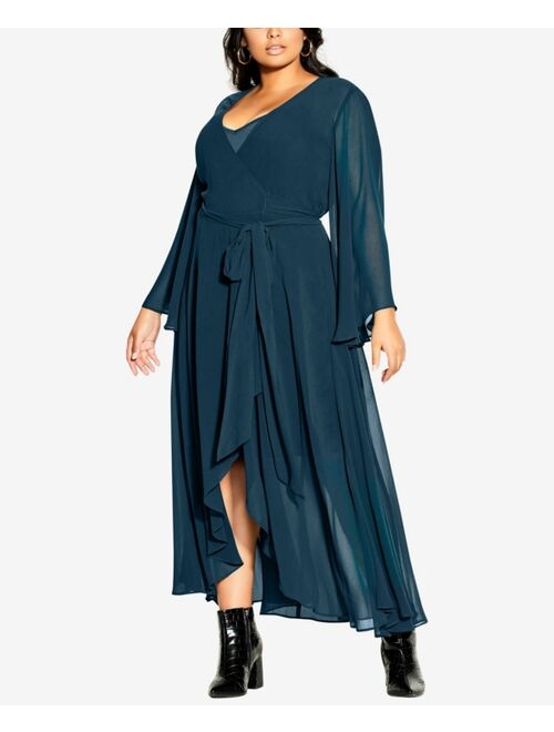 City Chic Plus Size Fleetwood Maxi Dress